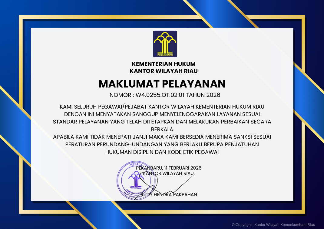 MAKLUMAT PELAYANAN 1